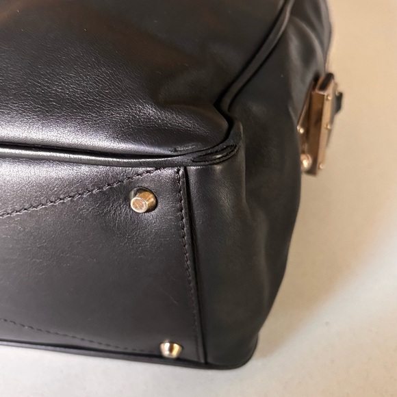 Marc Jacobs Black Leather Briefcase - Picture 5 of 16